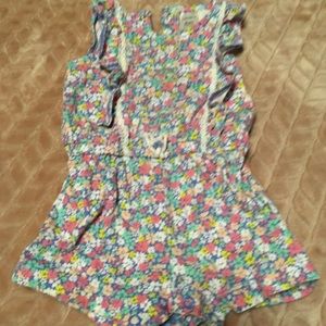 6 month Flower Romper